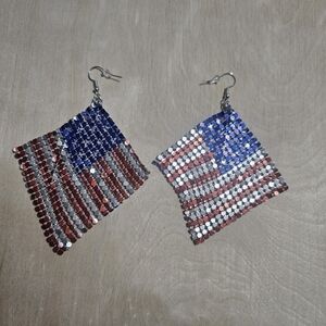 Flag Earrings